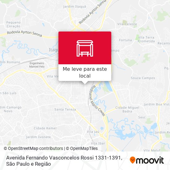 Avenida Fernando Vasconcelos Rossi 1331-1391 mapa