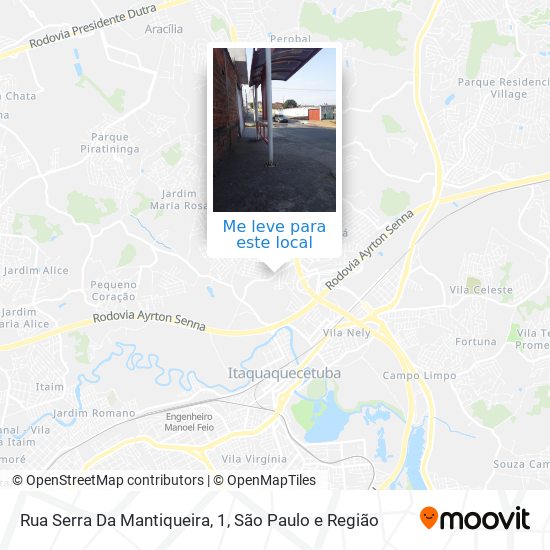 Rua Serra Da Mantiqueira, 1 mapa