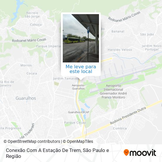 Conexão Com A Estação De Trem mapa