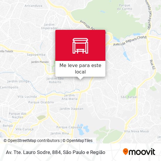 Av. Tte. Lauro Sodre, 884 mapa