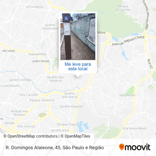 R. Domingos Alaleone, 45 mapa
