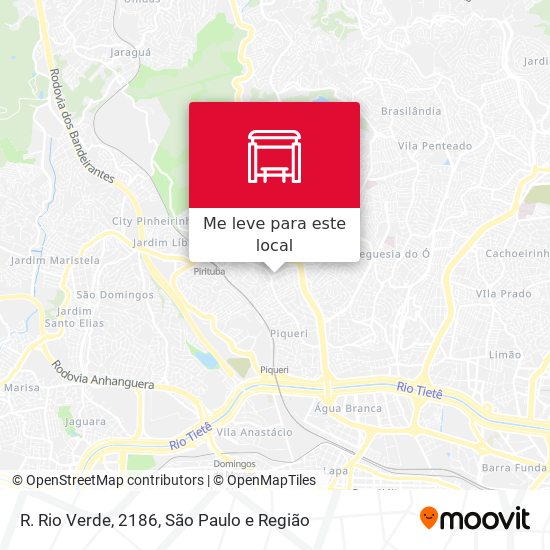 R. Rio Verde, 2186 mapa