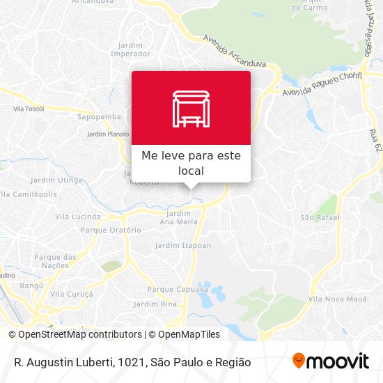 R. Augustin Luberti, 1021 mapa