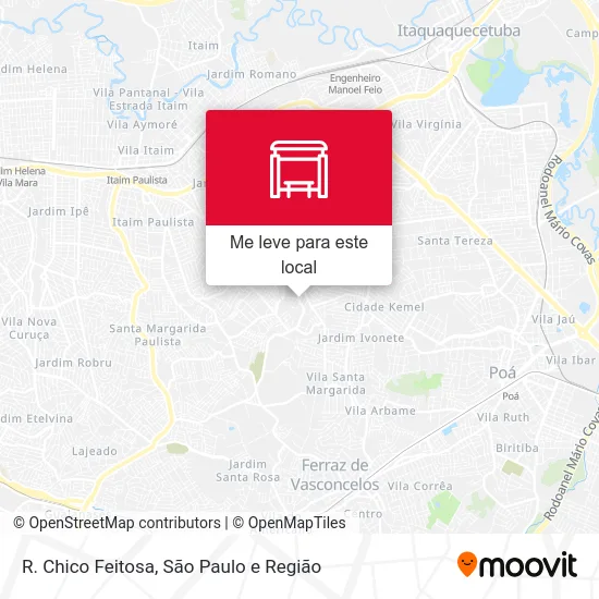 R. Chico Feitosa mapa