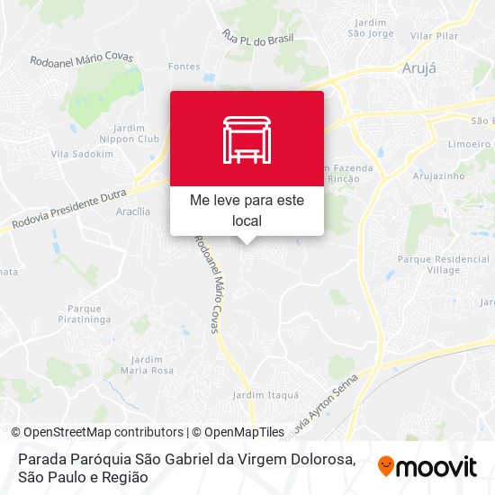 Parada Paróquia São Gabriel da Virgem Dolorosa mapa