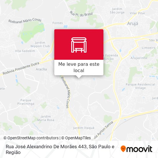 Rua José Alexandrino De Morães 443 mapa