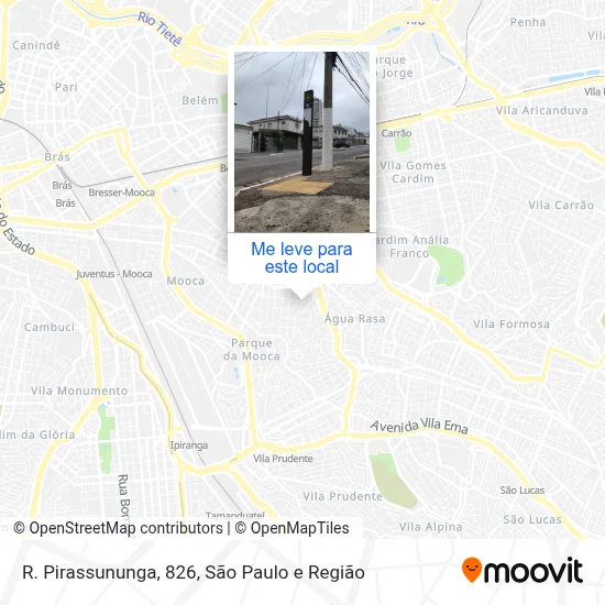 R. Pirassununga, 826 mapa