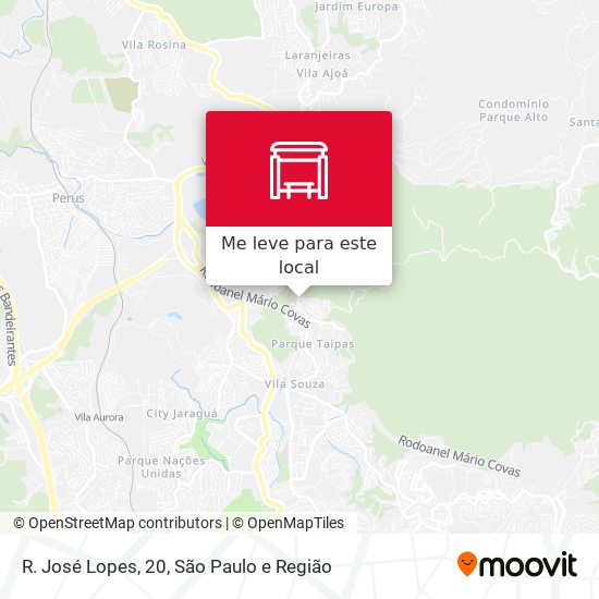 R. José Lopes, 20 mapa