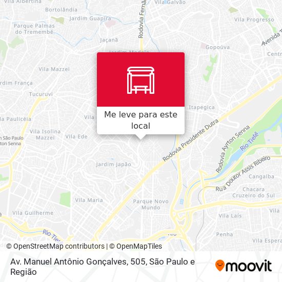 Av. Manuel Antônio Gonçalves, 505 mapa