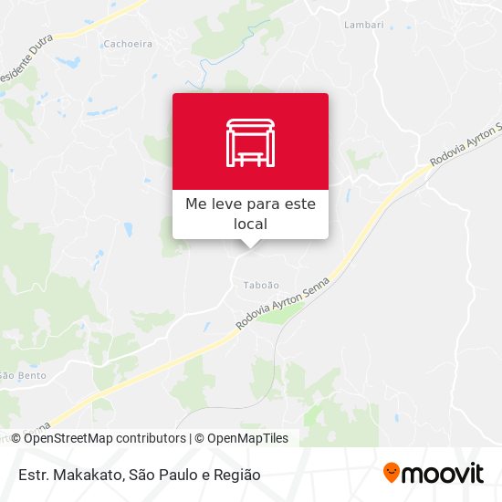 Estr. Makakato mapa