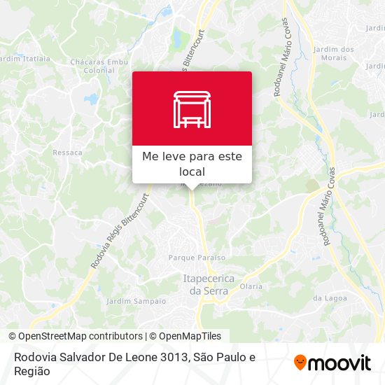 Rodovia Salvador De Leone 3013 mapa