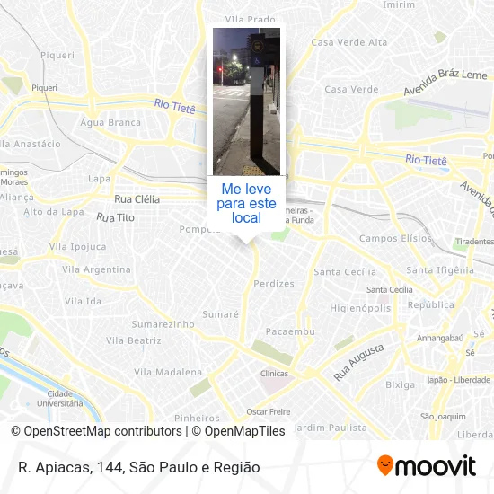 R. Apiacas, 144 mapa