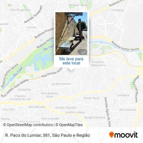 R. Paco do Lumiar, 381 mapa