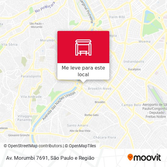 Av. Morumbi 7691 mapa