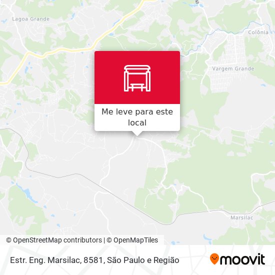 Estr. Eng. Marsilac, 8581 mapa