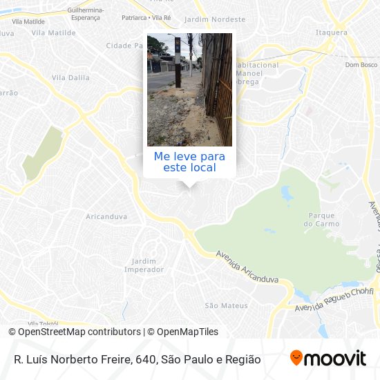 R. Luís Norberto Freire, 640 mapa