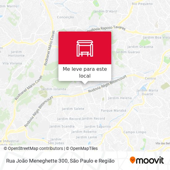 Rua João Meneghette 300 mapa