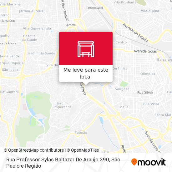 Rua Professor Sylas Baltazar De Araújo 390 mapa