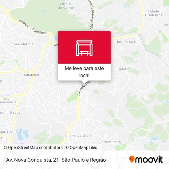 Av. Nova Conquista, 21 mapa