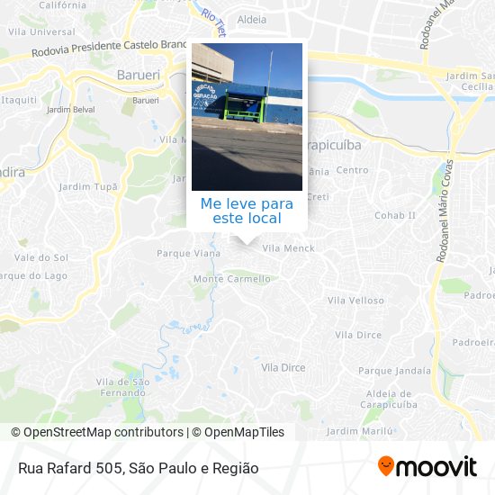 Rua Rafard 505 mapa