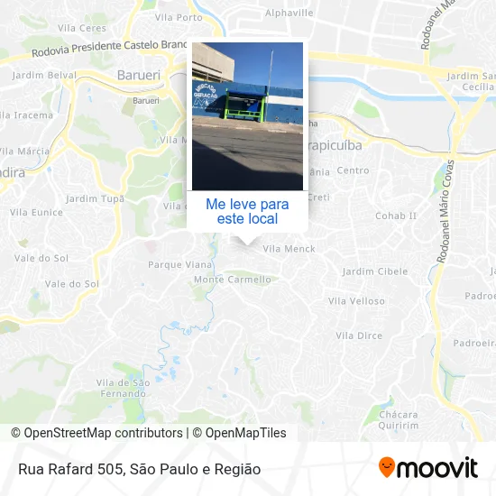 Rua Rafard 505 mapa