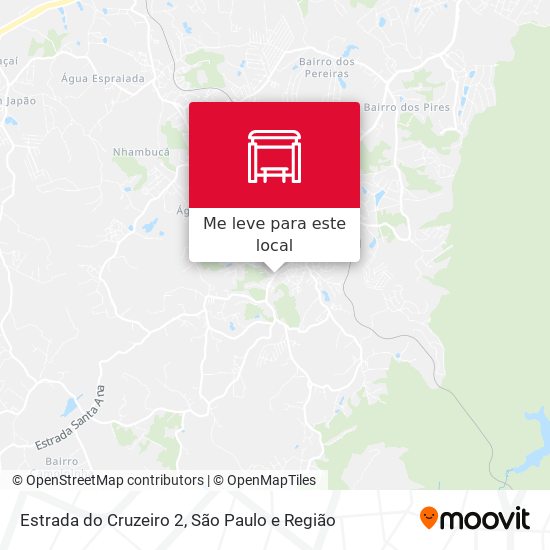 Estrada do Cruzeiro 2 mapa