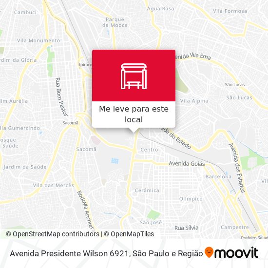 Avenida Presidente Wilson 6921 mapa