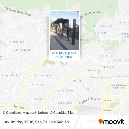 Av. Imirim, 3206 mapa