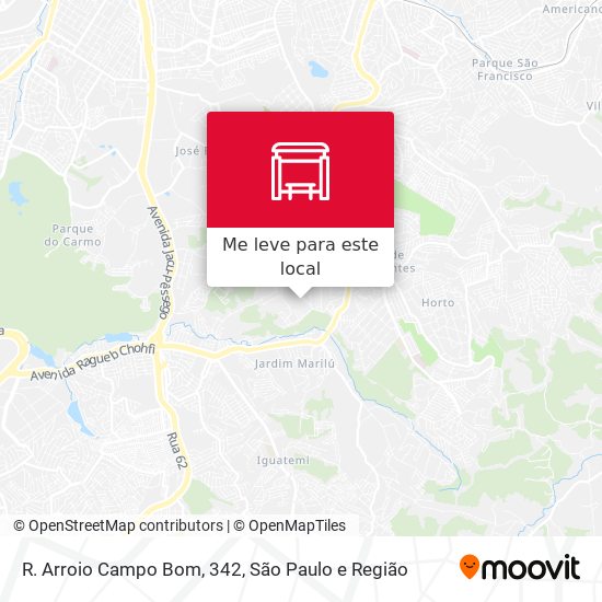 R. Arroio Campo Bom, 342 mapa