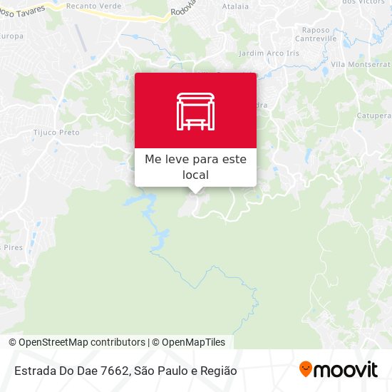 Estrada Do Dae 7662 mapa