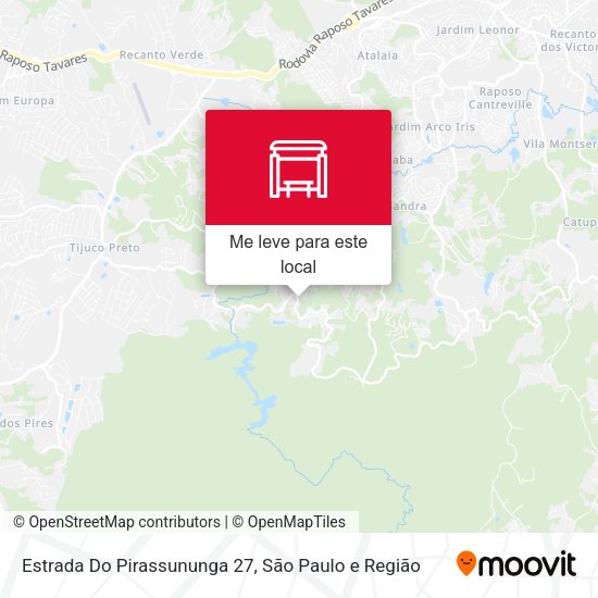 Estrada Do Pirassununga 27 mapa
