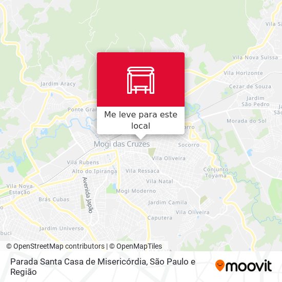 Parada Santa Casa de Misericórdia mapa