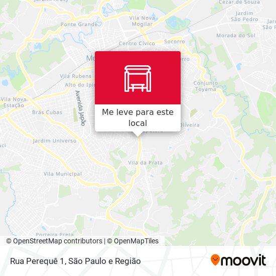 Rua Perequê 1 mapa
