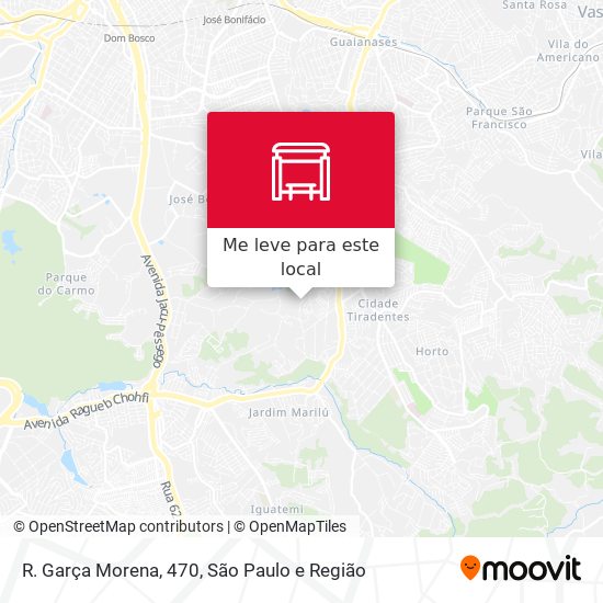 R. Garça Morena, 470 mapa