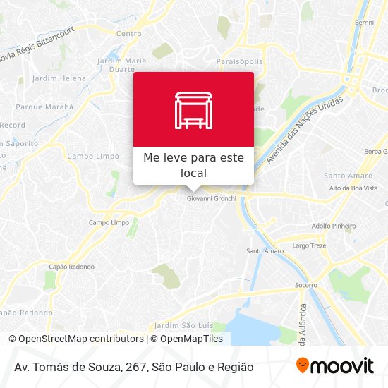 Av. Tomás de Souza, 267 mapa