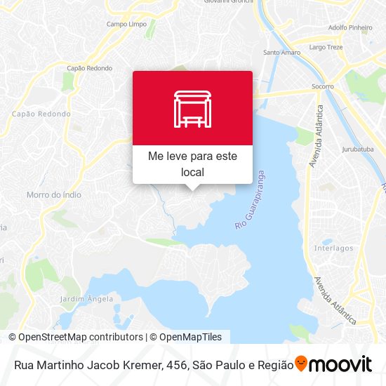 Rua Martinho Jacob Kremer, 456 mapa