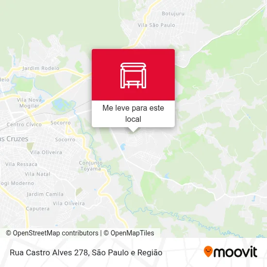 Rua Castro Alves 278 mapa