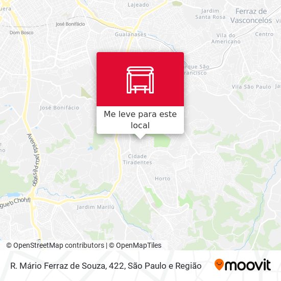 R. Mário Ferraz de Souza, 422 mapa