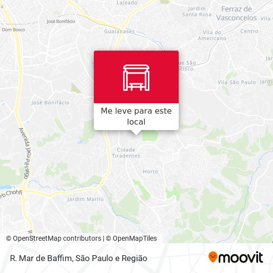 R. Mar de Baffim mapa