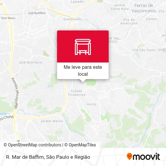 R. Mar de Baffim mapa