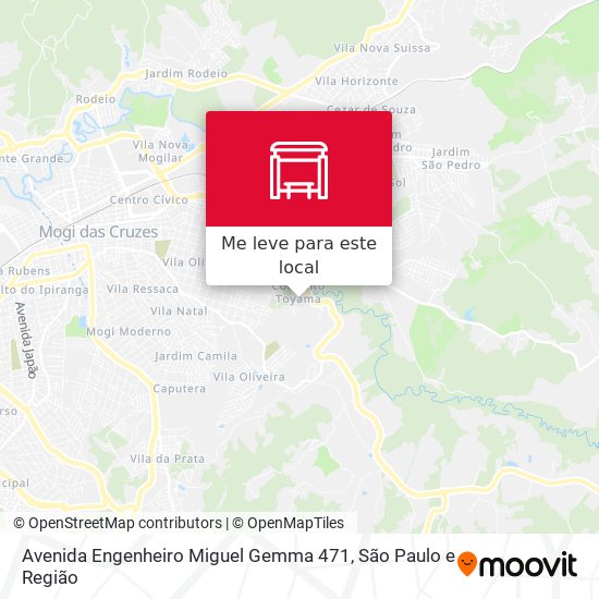Avenida Engenheiro Miguel Gemma 471 mapa