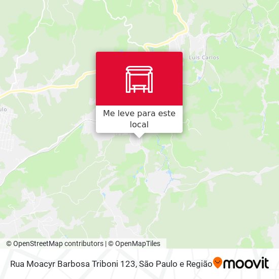 Rua Moacyr Barbosa Triboni 123 mapa
