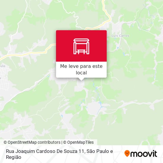 Rua Joaquim Cardoso De Souza 11 mapa