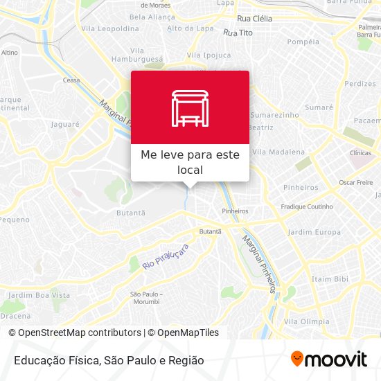 Educação Física mapa