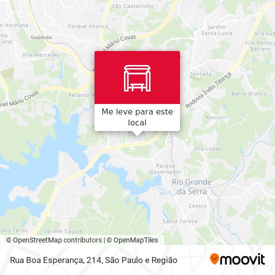 Rua Boa Esperança, 214 mapa