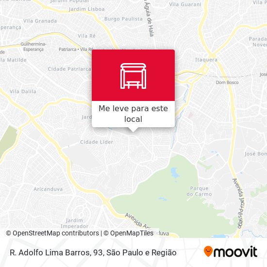 R. Adolfo Lima Barros, 93 mapa