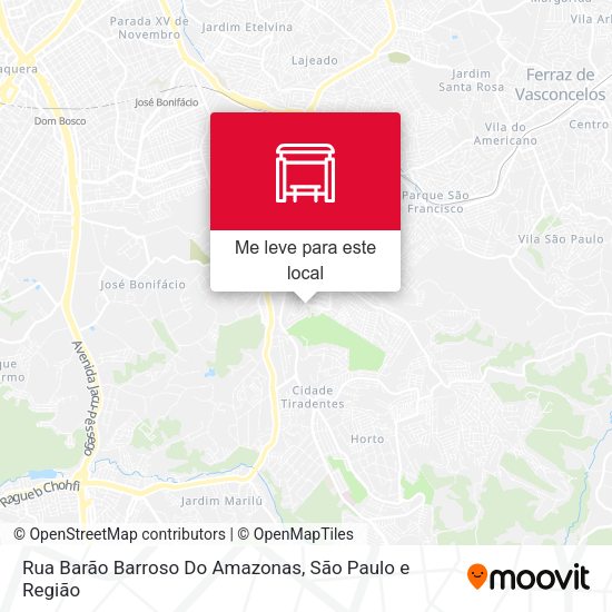 Rua Barão Barroso Do Amazonas mapa