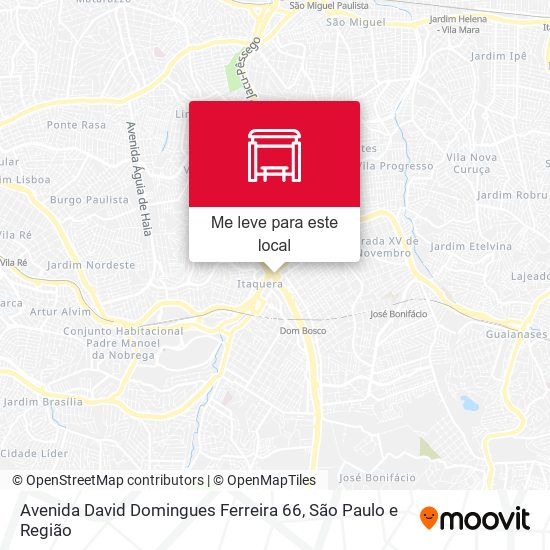 Avenida David Domingues Ferreira 66 mapa