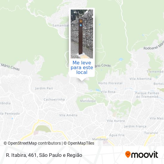 R. Itabira, 461 mapa