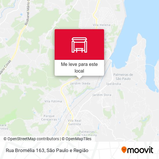 Rua Bromélia 163 mapa